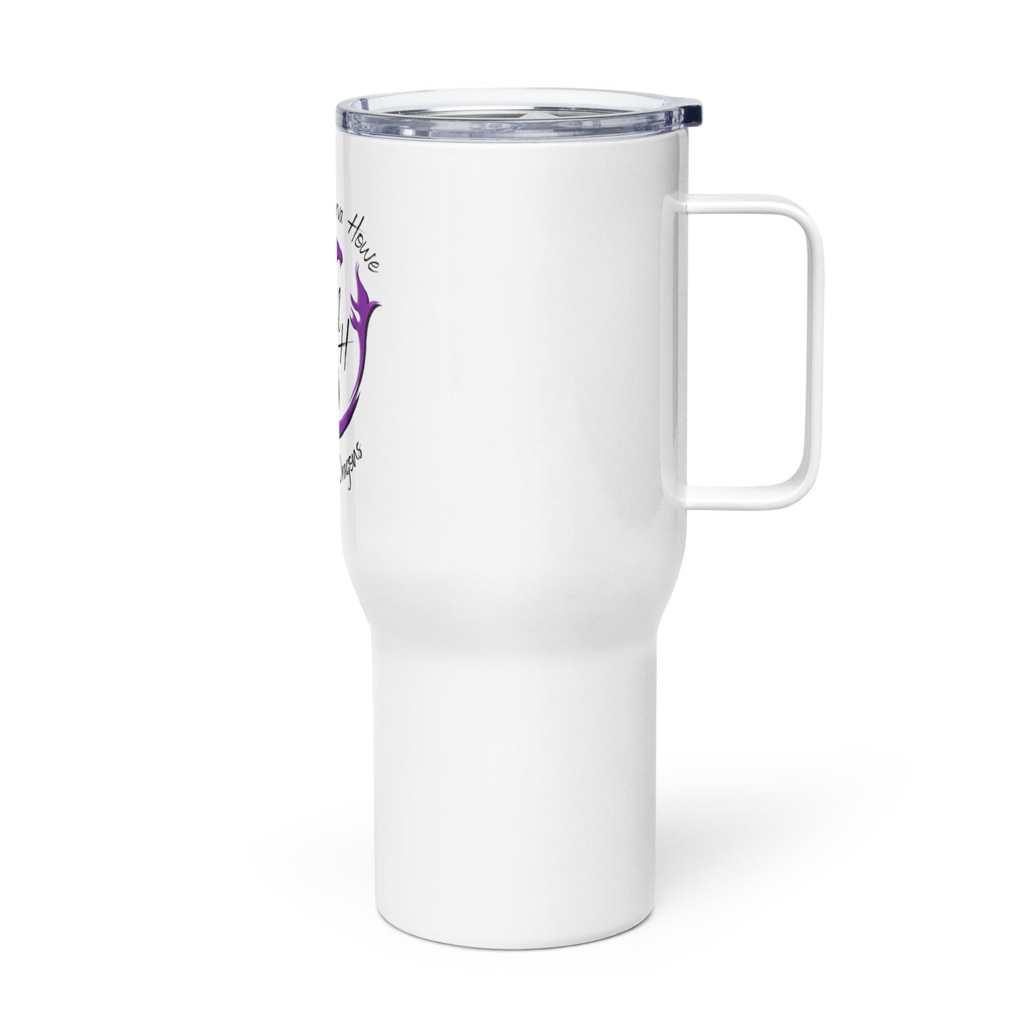 Merch - Travel mug with a handle